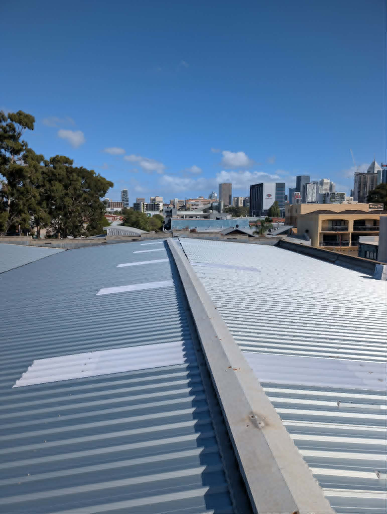 Roof re-sheeting at YWAM Perth