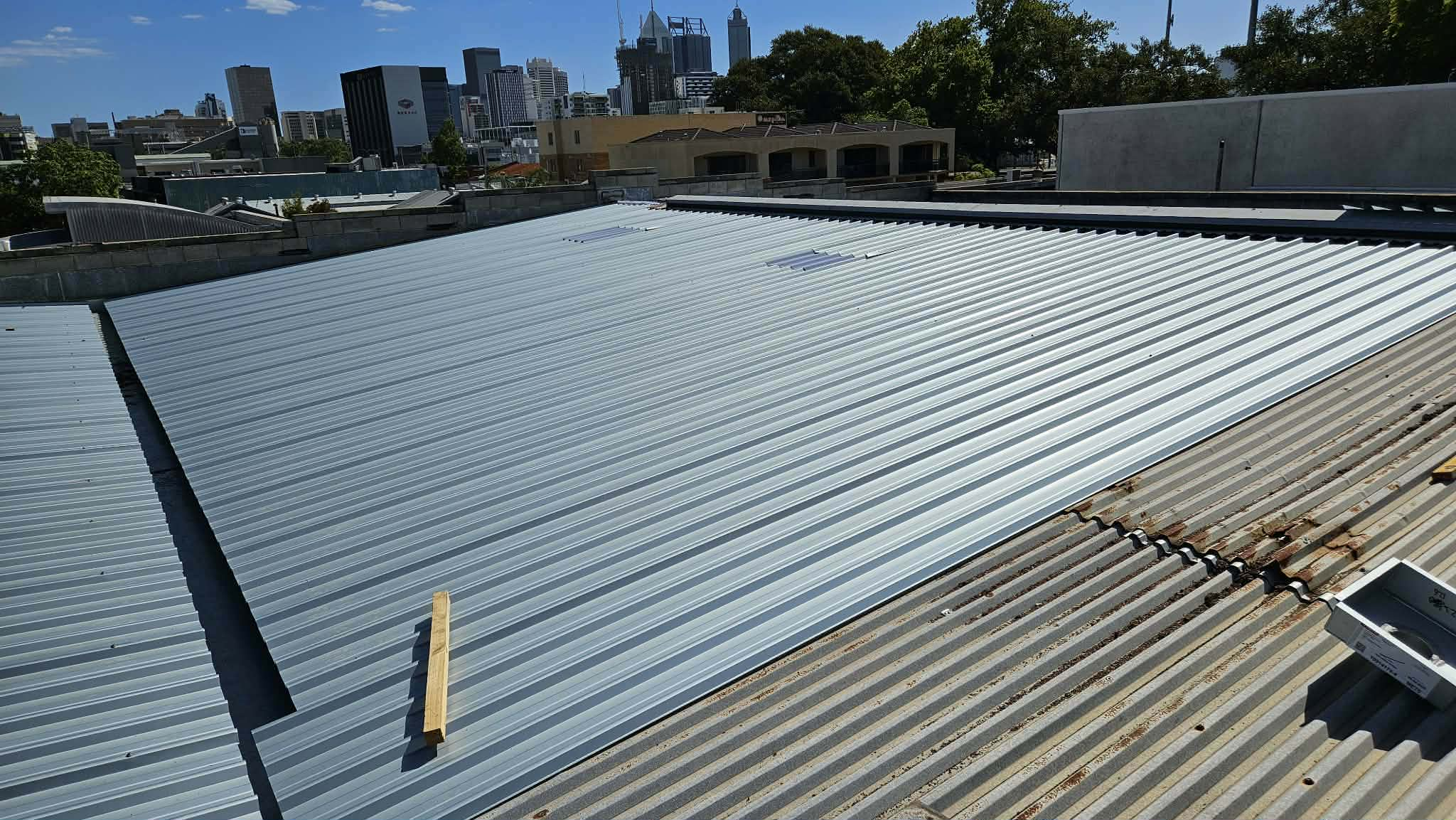 New roof sheeting at YWAM Perth