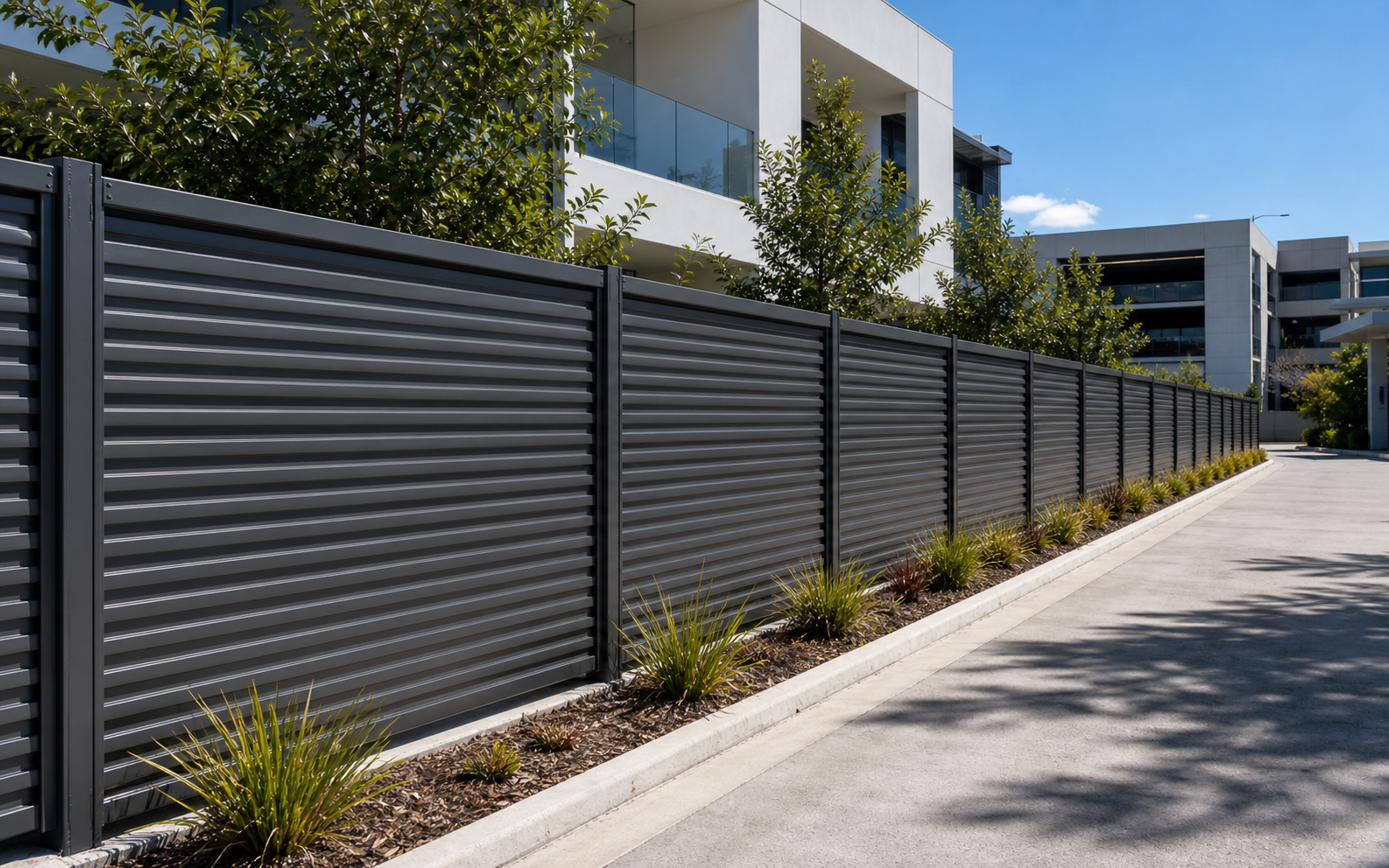 New Colorbond fencing