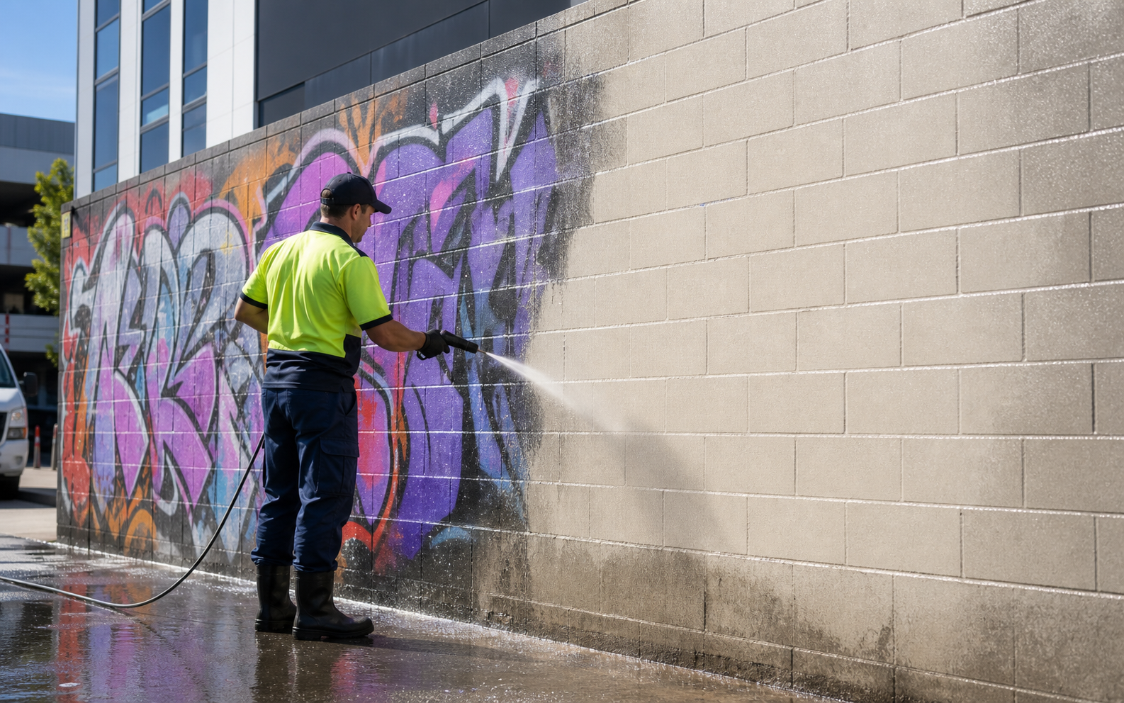 Graffiti Removal by Able Maintenance in Perth